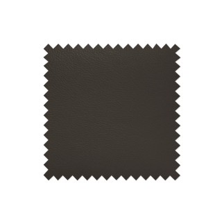 Canapé d'angle en cuir de luxe italien , 5 places BERTI, chocolat, angle droit