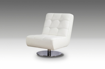 fauteuil de bureau design leni, blanc