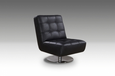 fauteuil de bureau design leni, noir