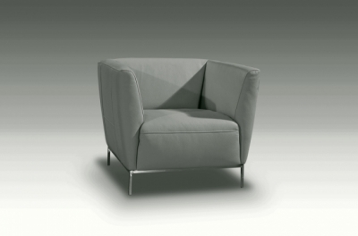 fauteuil de bureau design berto, gris clair
