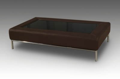 table basse design conti, chocolat