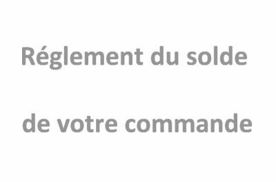 solde de paiement de la commande, canapé d'angle en cuir italien 6 places moda, beige , angle gauche, total 2175,00€, en 6x sans frais [non visible dans les pages produits] 
