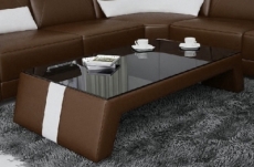 table basse design siara, chocolat