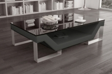 table basse elini design gris foncé. exceptionnel modèle aux lignes tendances