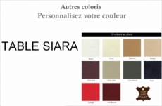 table basse design siara, couleurs personnalisées