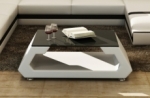 table basse design alma, blanc.