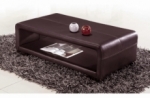 table basse en design vera, chocolat