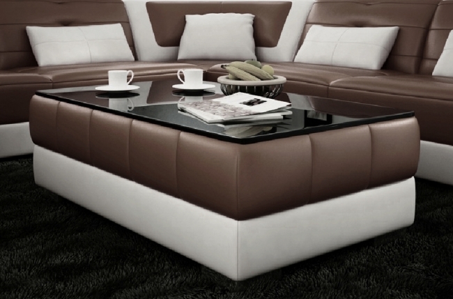 2eme paiement : commande 1x table basse design zeina, chocolat et blanc; total: 366 euros