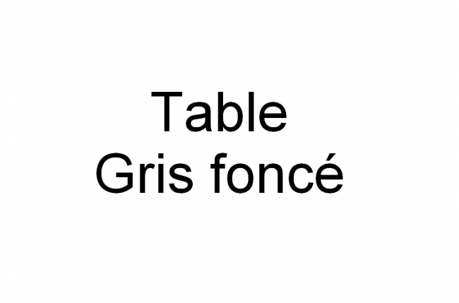 table basse rosy design en simili cuir gris foncé n°628