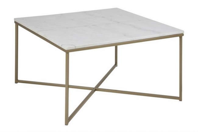 table basse alessia, plateau en marbre