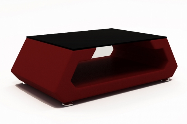 table basse design alma, bordeaux.