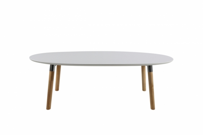 table basse best, plateau en bois blanc laqué