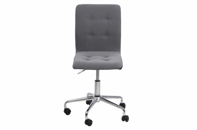 chaise de bureau confortable en tissu de qualité freestyle, gris