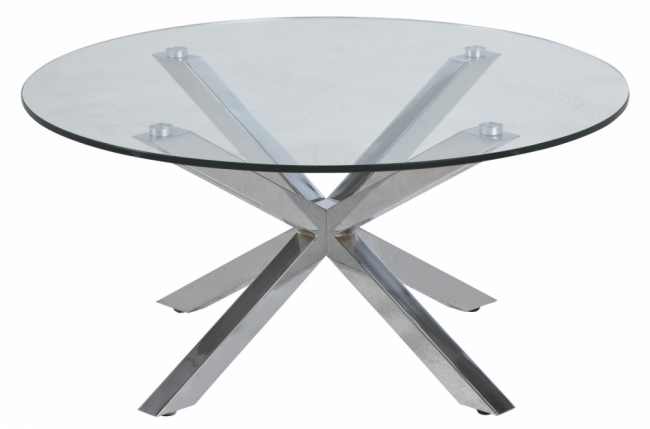 table basse design en verre et métal, holida