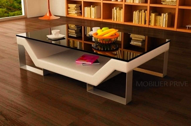 table basse elini design beige. exceptionnel modèle aux lignes tendances