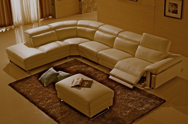 canapé d'angle relax en cuir buffle italien de luxe relaxino, cuir epais personnalisé gauche beige 2027