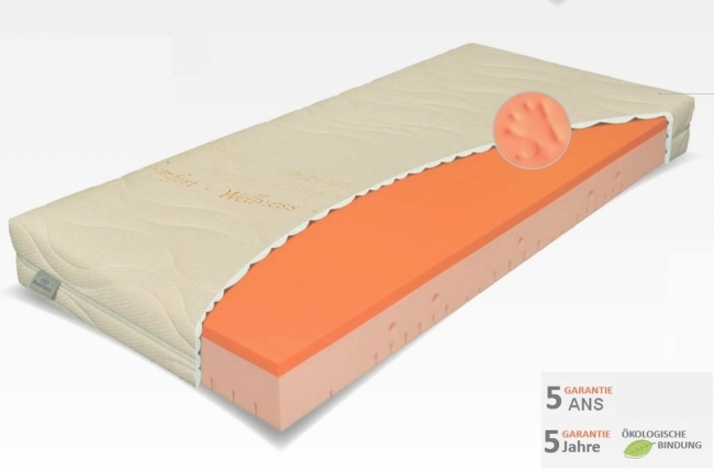 matelas starvisco mémoire de forme luxe. 140x190 cm, épaisseur 24 cm, materasi