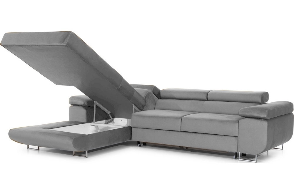 Canapé d'angle convertible avec coffre – bon état - Ameublement