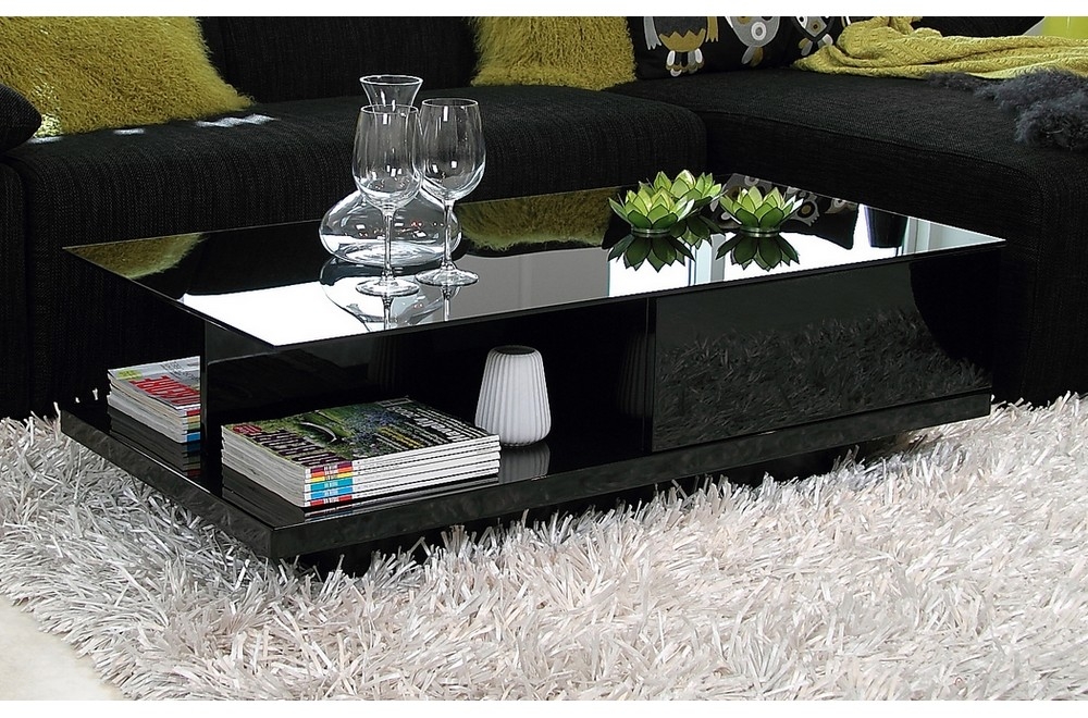 table basse design noir