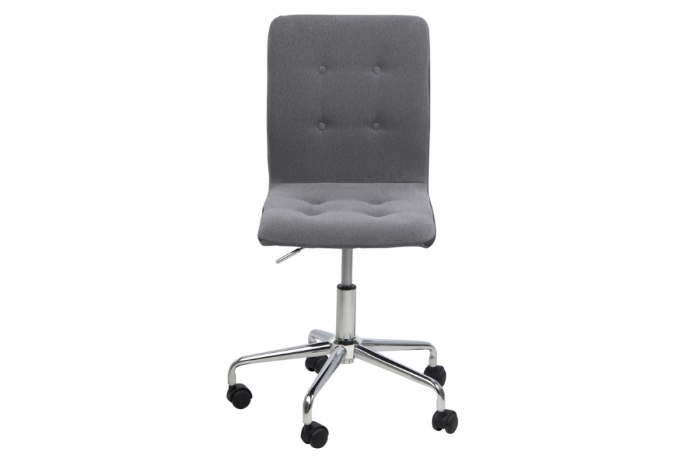 Chaise De Bureau Confortable En Tissu De Qualite Freestyle Gris Mobilier Prive
