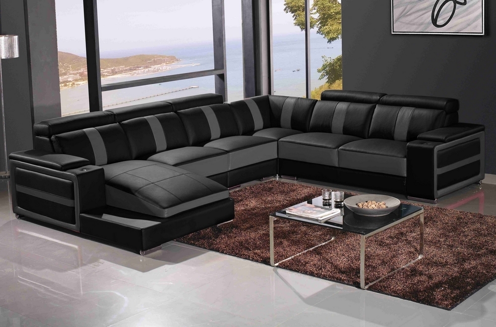 2eme Paiement De La Commande Canape D Angle Cuir Buffle Italien 7 8 Places Leonardo Couleur Noir Et Gris Fonce Angle Droit 6x Sans Frais Total De La Commande 2258 Mobilier Prive